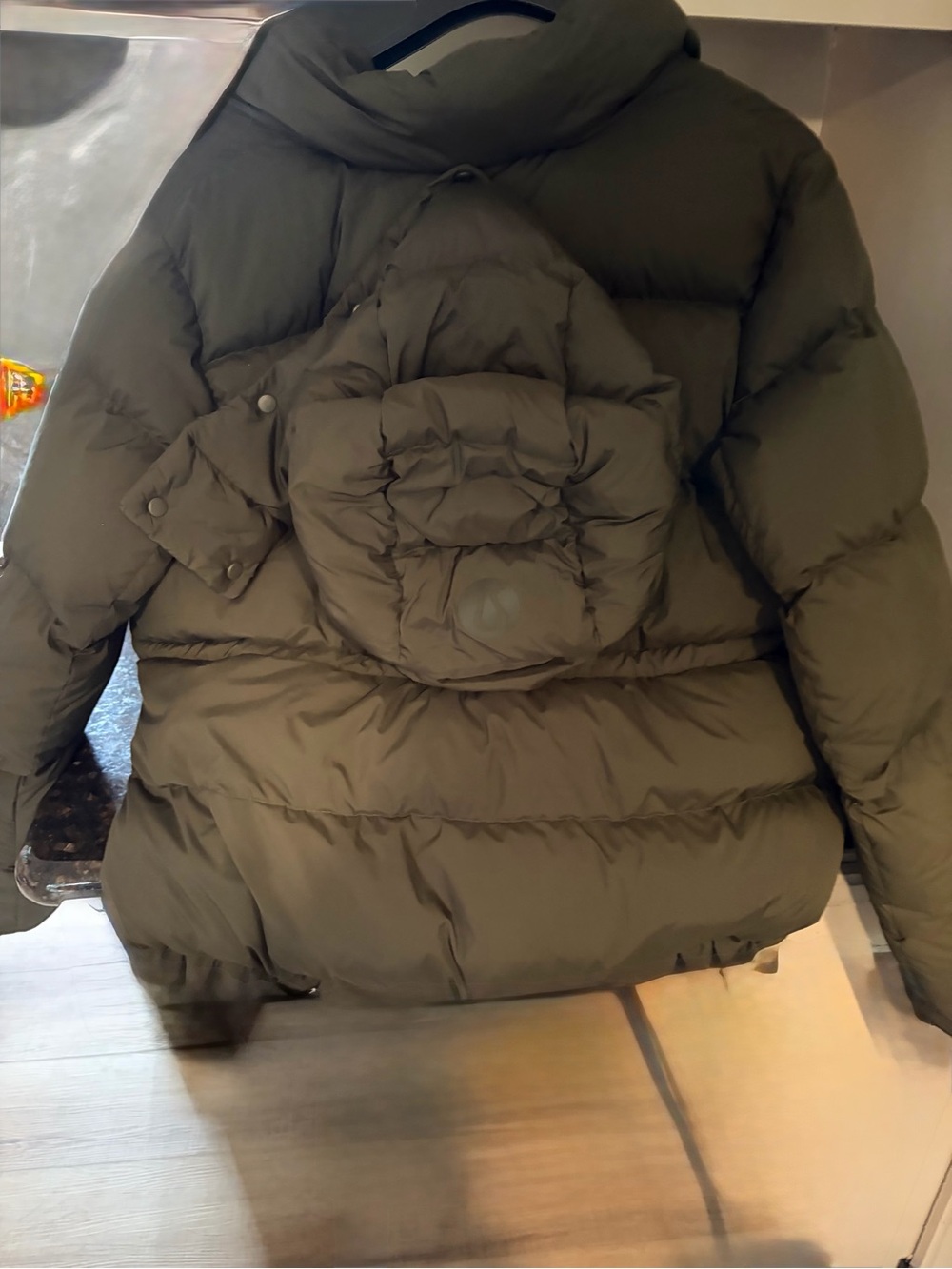 lululemon athletica Olive Quilted Puffer Jacket